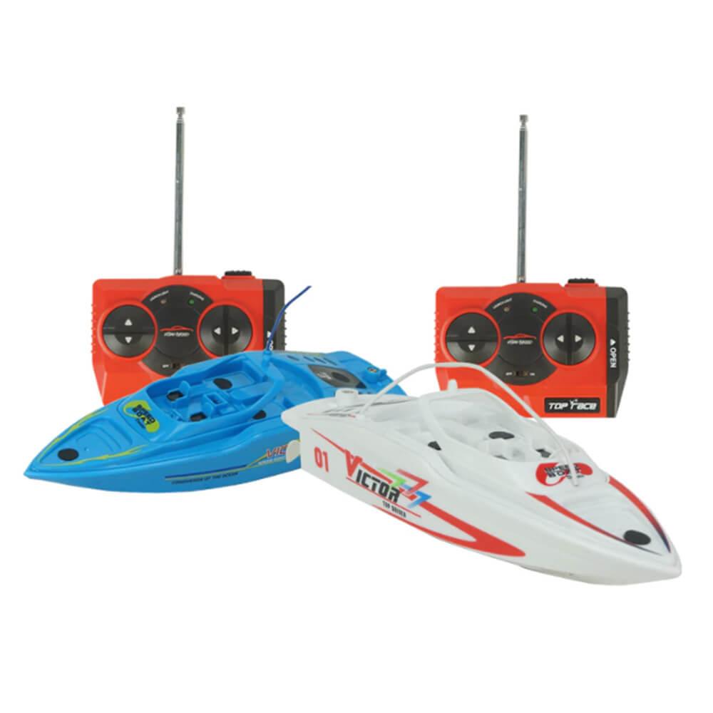 1:58 R/C Boat Twin Pack With Inflatable Pool  |  Boating & Fishing Boating & Fishing Boating & Fishing