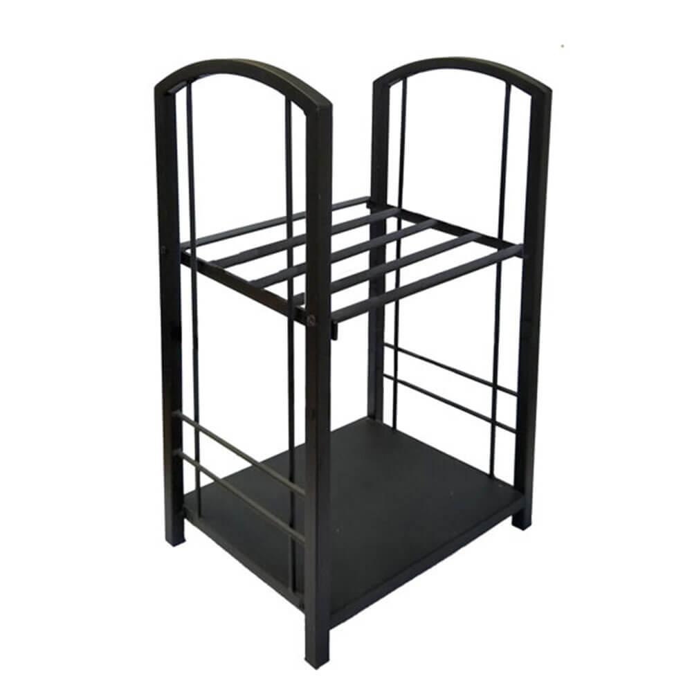 2 Tier Steel Wood Rack (Blk 73Cm H)  |  Barbeques Barbeques Barbeques