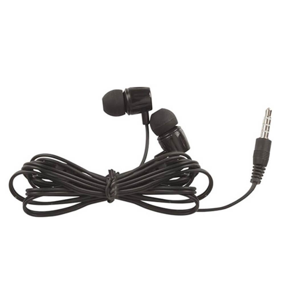 3.5Mm Inner Ear Stereo Earphones (Black)  |  Music Indoor Music