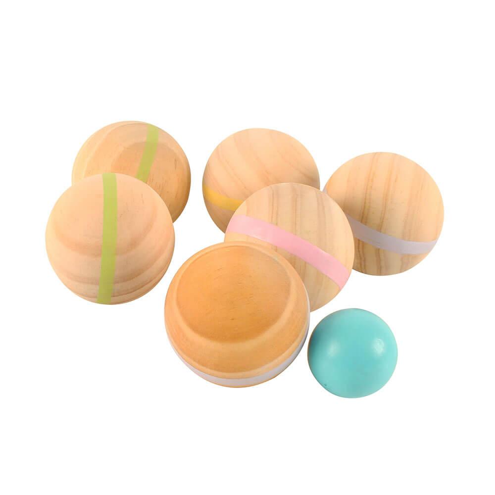 6 Outdoor Boules Game In Colour Box 6.5Cm  |  Swimming & Beach Outdoor Swimming & Beach