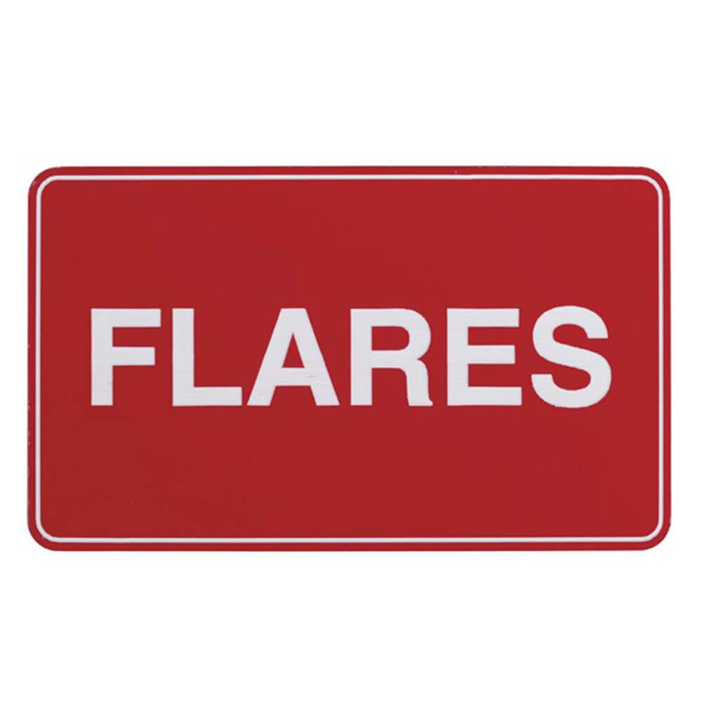 Adhesive Flares Sticker Sign (100X60Mm)  |  Novelty Signs Indoor Novelty Signs