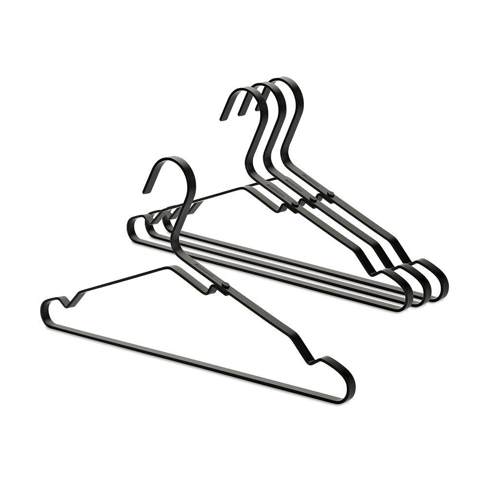 Aluminum Clothes Hanger 4Pcs (Black)  |  Bedroom & Manchester Bedroom & Manchester Bedroom & Manchester