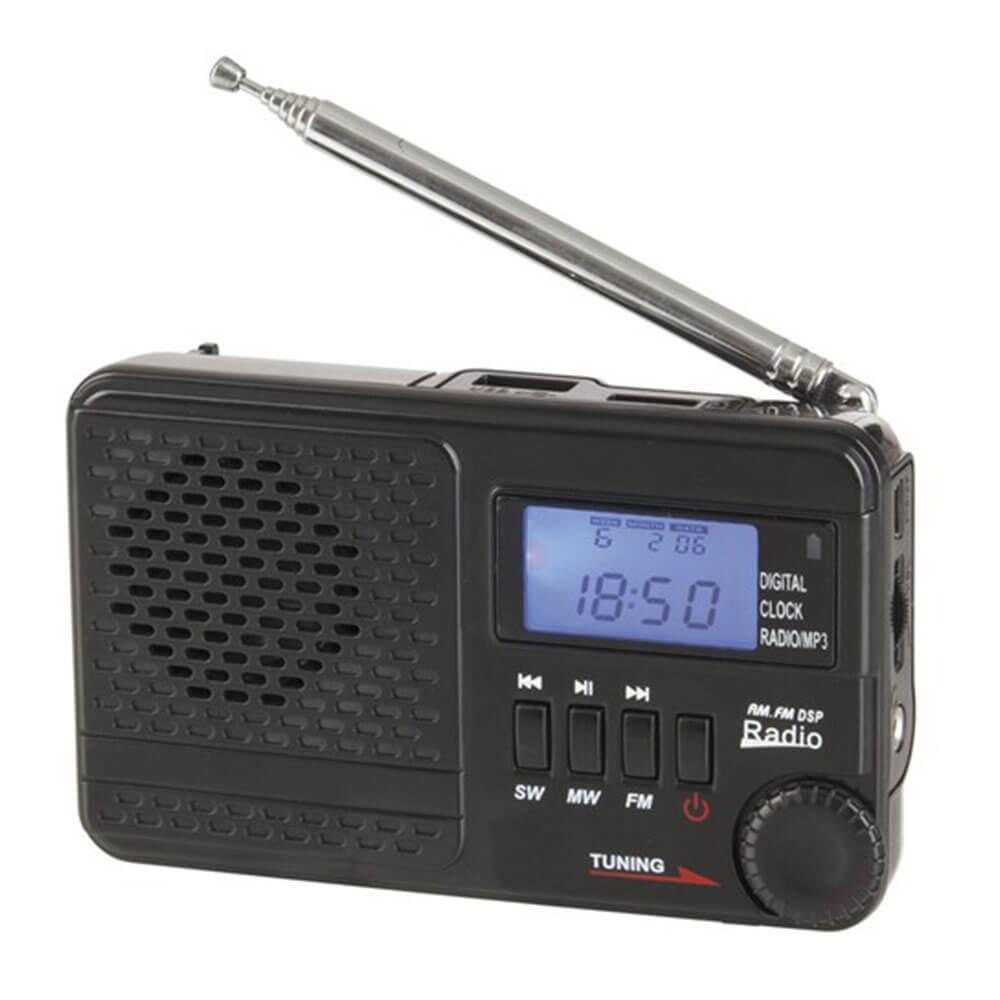 Am/Fm/Sw Rechargeable Radio W/ Mp3  |  Music Indoor Music