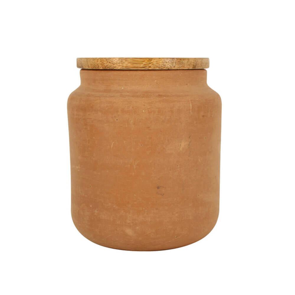 Bacchus Terracotta Jar With Lid (13X12Cm)  |  Gardening Gardening Gardening