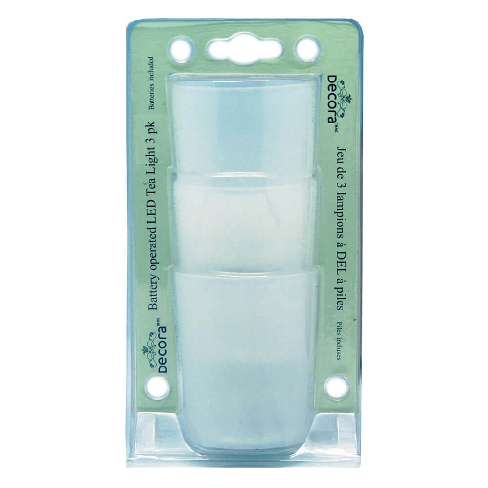 Battery Operated Led Tea Light 3Pk  |  Bedroom & Manchester Bedroom & Manchester Bedroom & Manchester