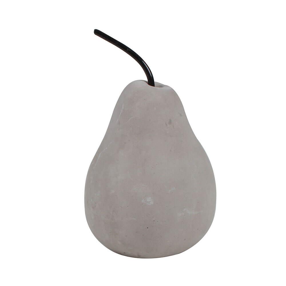 Birla Small Concrete Pear Ornament (7X7X9.5Cm)  |  Gardening Gardening Gardening