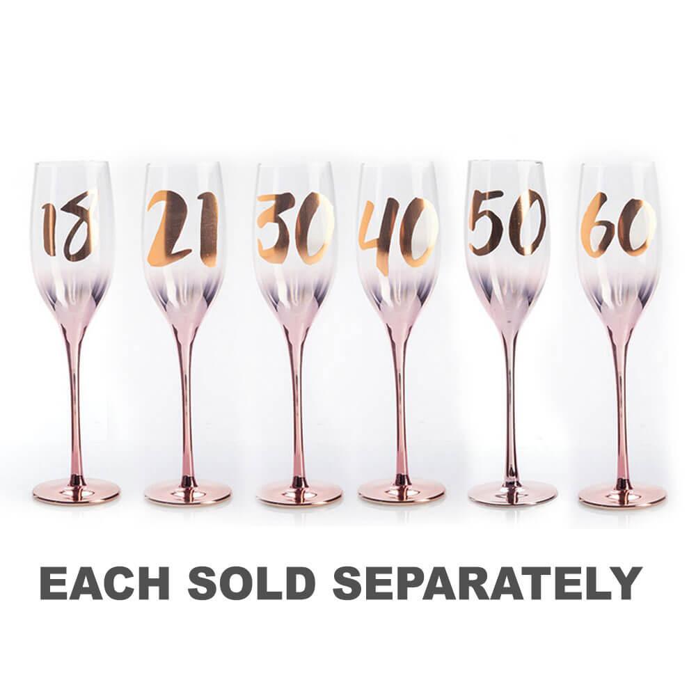 Birthday Blush Champagne Glass  |  Drinking & Bar Drinking & Bar Drinking & Bar