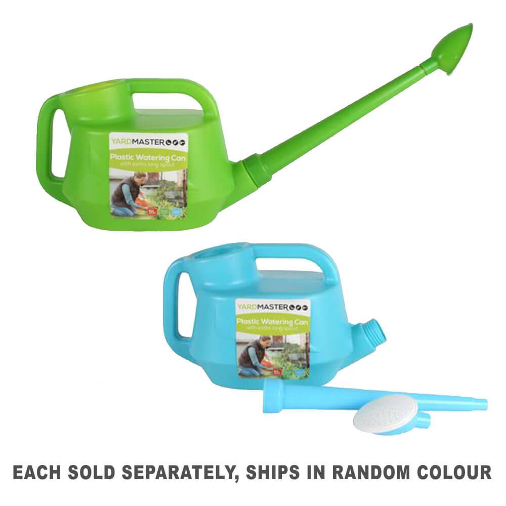 Botany Style Plastic Watering Can 5L (1Pc Random Color)  |  Gardening Gardening Gardening