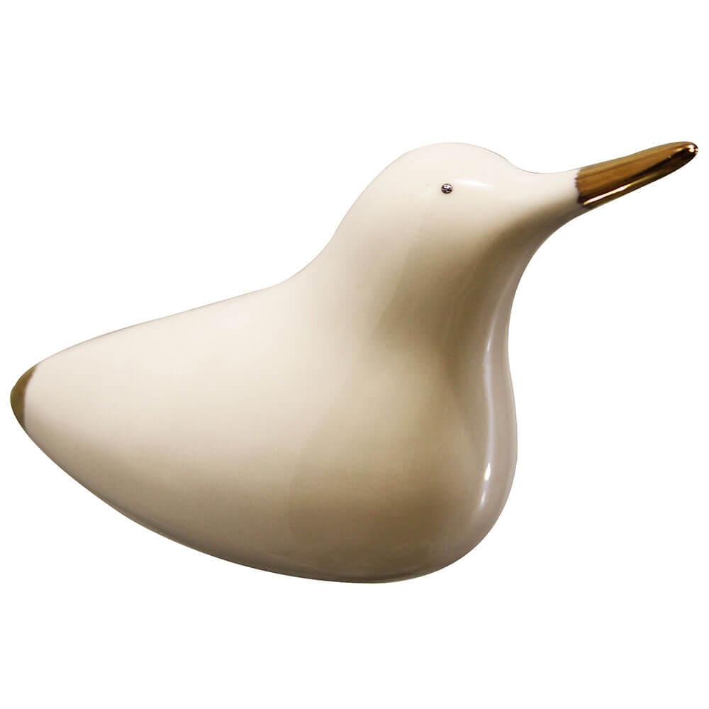 Caspian Porcelain Seagull W/ Foil 2 Asst Colors (16X7X10Cm)  |  Gardening Gardening Gardening