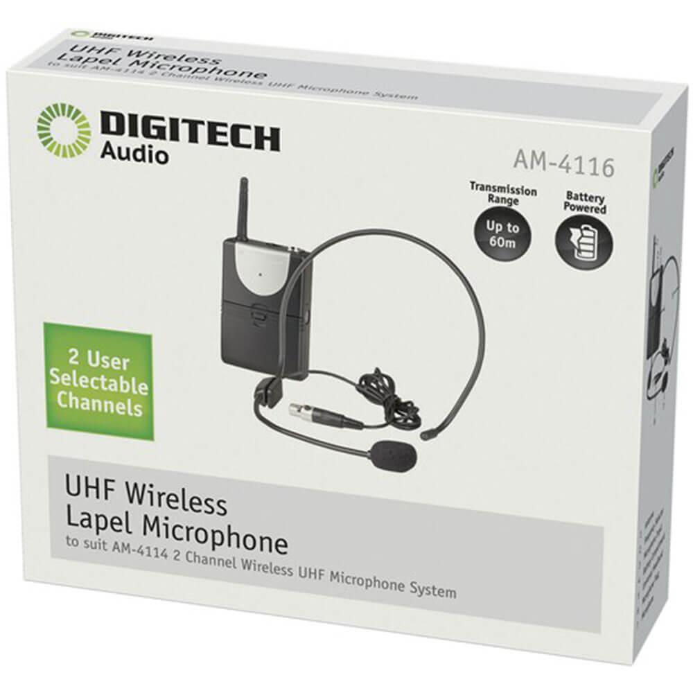 Channel-A Uhf Headset Mic & Transmitter (Suit Am4132 Am4114)  |  Phones & Accessories Indoor Music