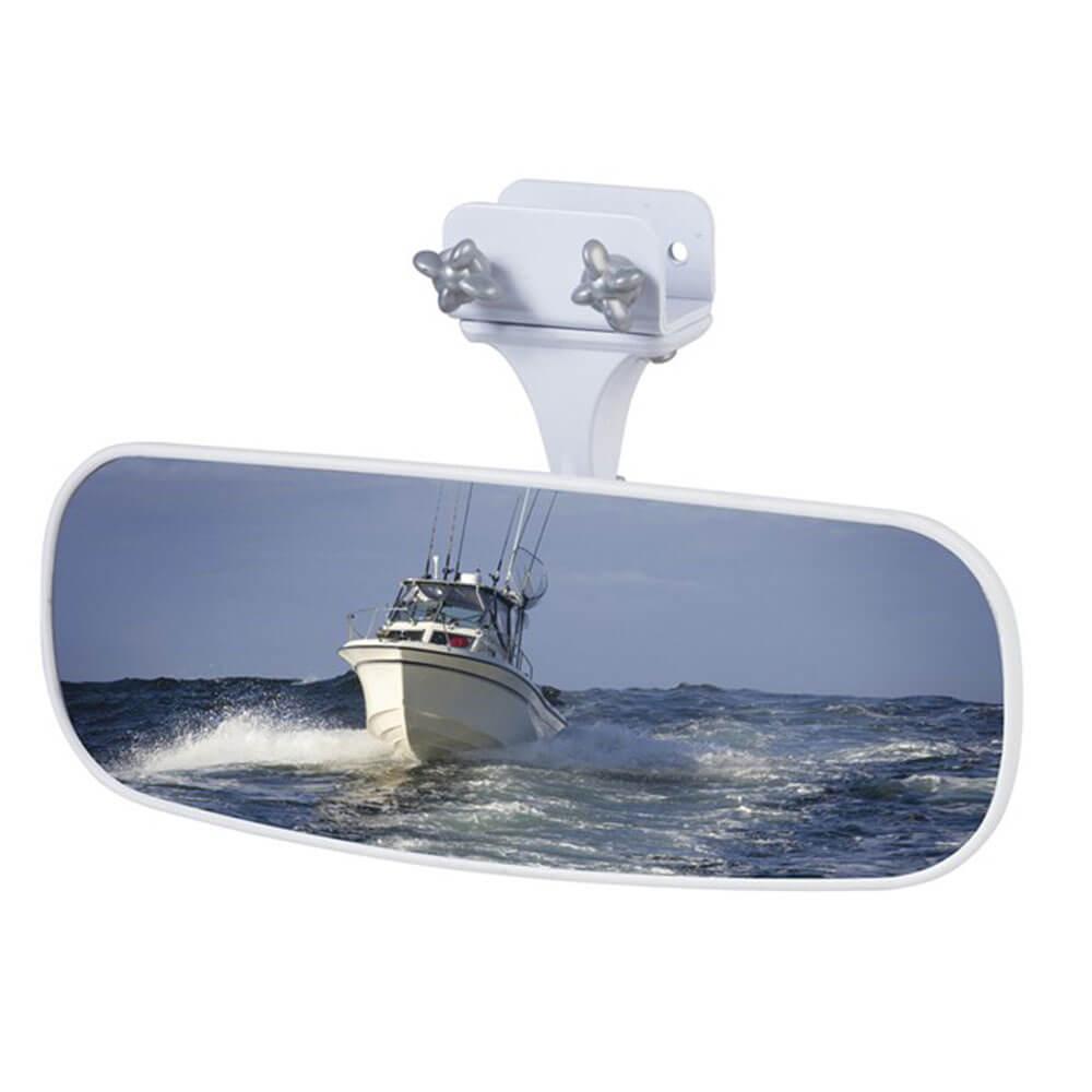 Clamp Mount Convex Ski Mirror (White)  |  Boating & Fishing Boating & Fishing Boating & Fishing