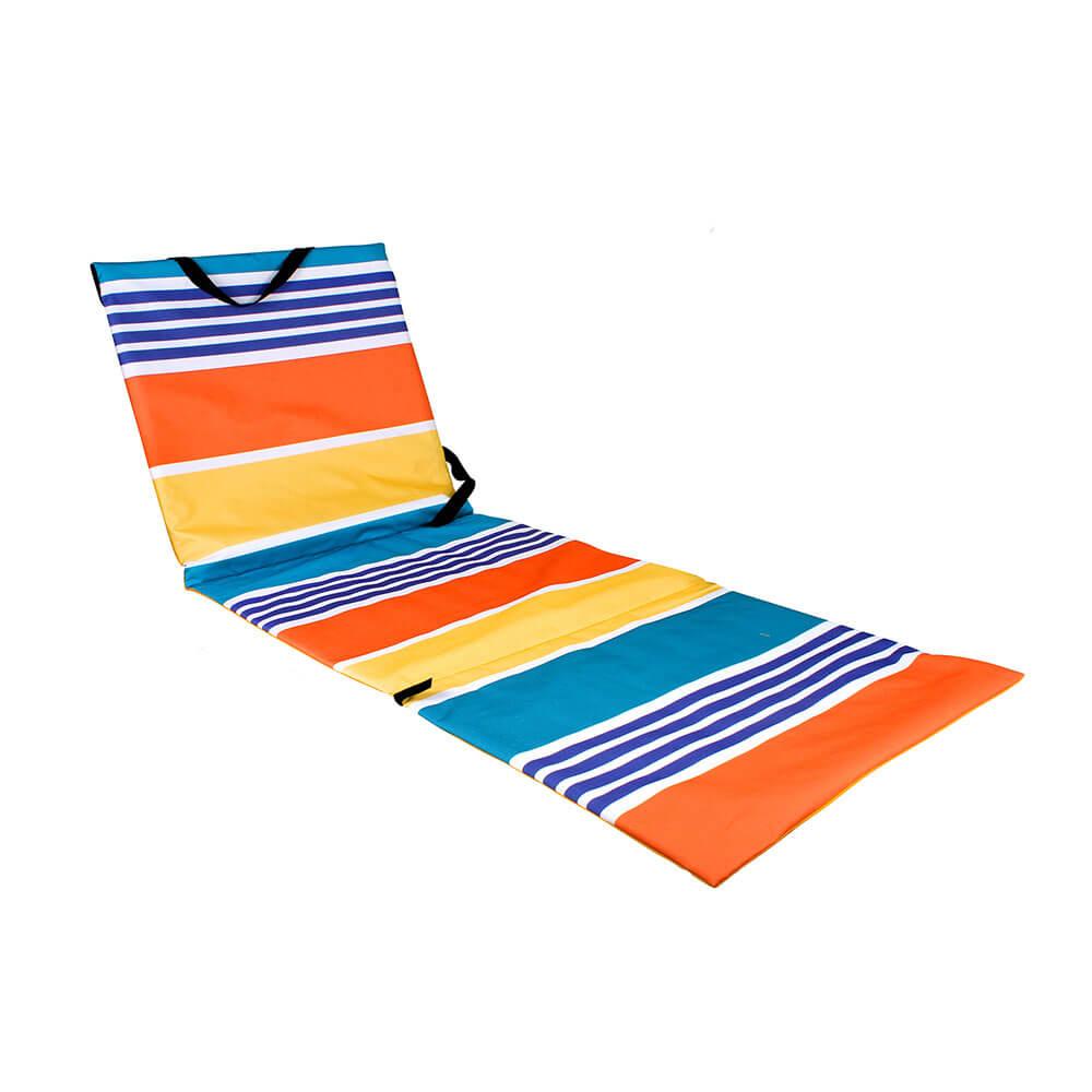 Collapsible Stripe Beach Lounger (158X58Cm)  |  Swimming & Beach Outdoor Swimming & Beach