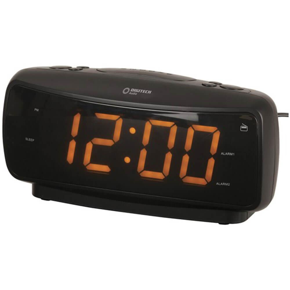 Compact Portable 240V Large Digital Alarm Clock Am/Fm Radio  |  Music Indoor Music