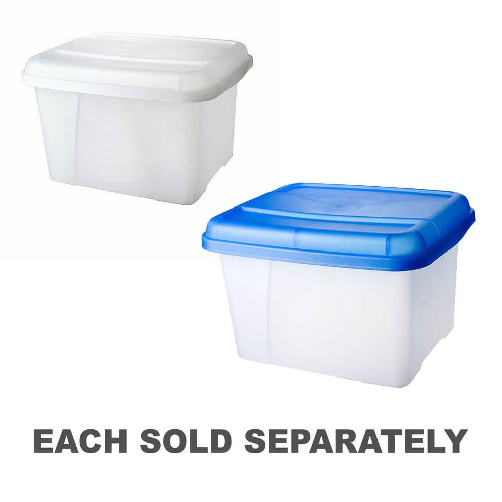 Crystalfile Porta Box 32L Clear Base  |  Other Accessories Accessories Blue Lid