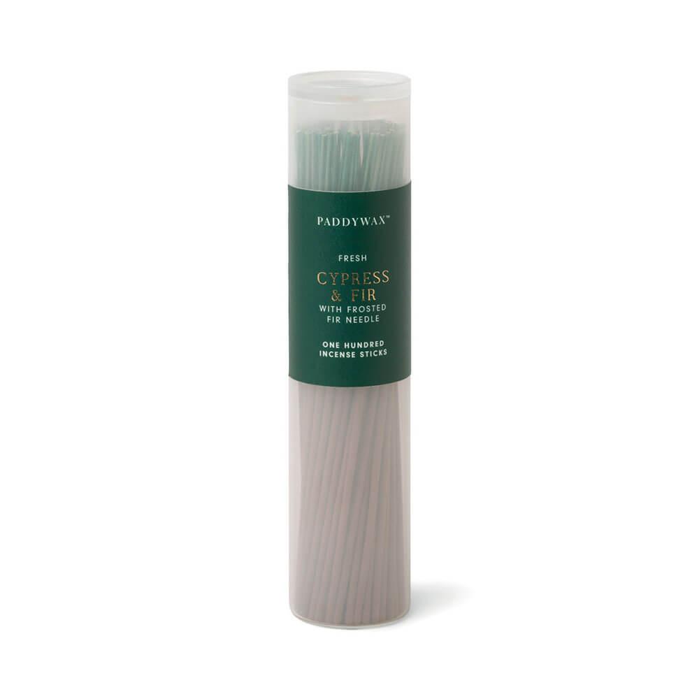 Cypress & Fir Incense Sticks In Glass Jar (100 Sticks)  |  Fragrances Fragrances Fragrances