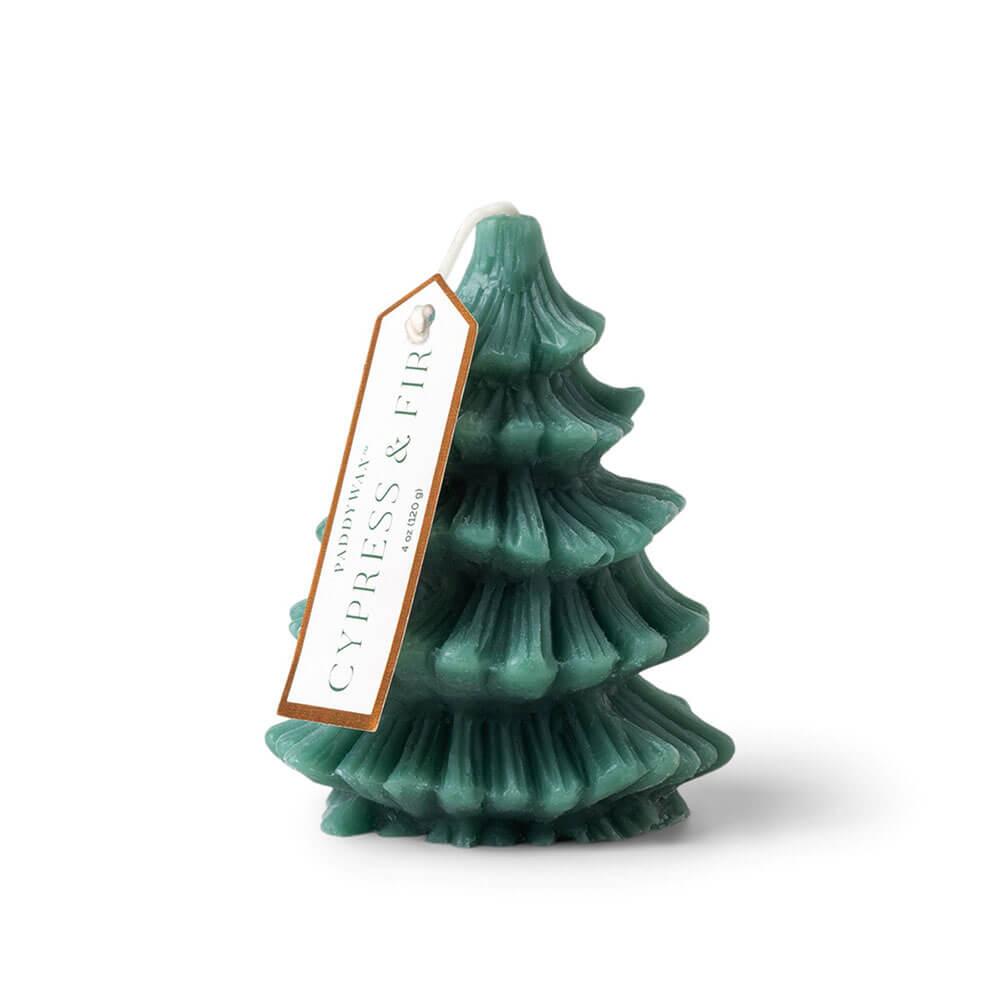 Cypress & Fir Short Tree Totem Candle 3.5X4In  |  Fragrances Fragrances Fragrances