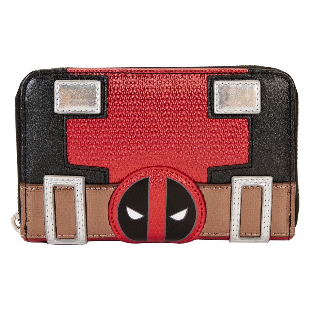 Deadpool Metallic Cosplay Zip Around Wallet  |  Wallets & Money Clips Accessories Wallets & Money Clips