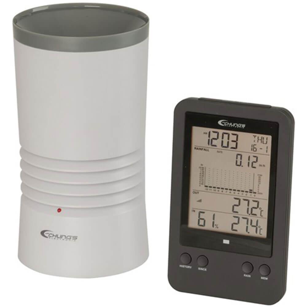 Digital Rain Gauge W/ Temperature  |  Gardening Gardening Gardening