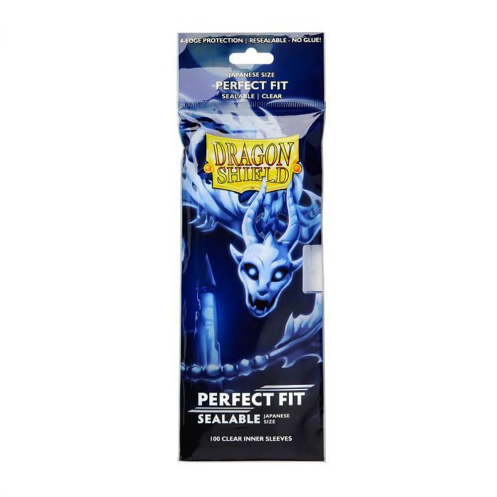 Dragon Shield Perfect Fit Sealable Japanese Sleeves (Clear)  |  Gaming & Gambling Gaming & Gambling Gaming & Gambling