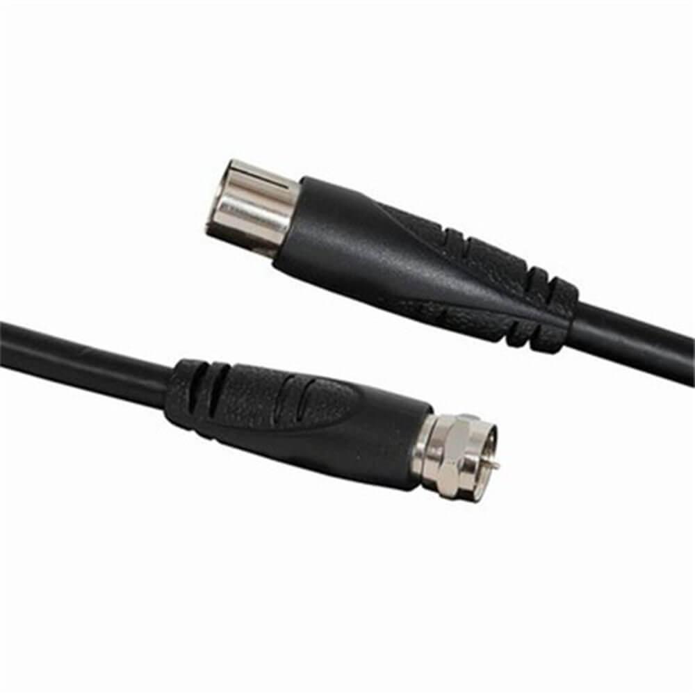 F-Type Plug To Tv Coaxial Plug Cable Black 5M  |  Audio / Video & Home Theatre Audio / Video & Home Theatre Audio / Video & Home Theatre