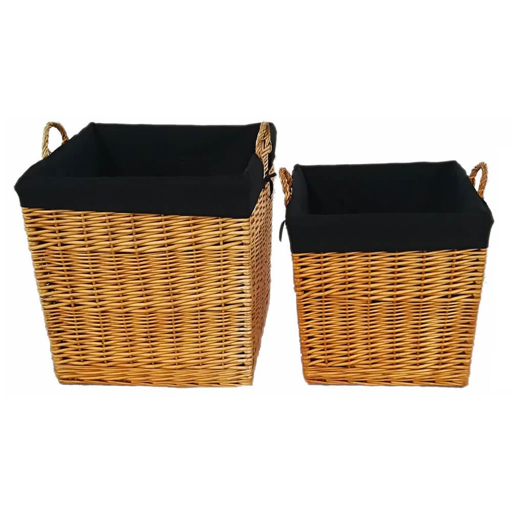 Fireplace Wicker Baskets (Set Of 2)  |  Barbeques Barbeques Barbeques