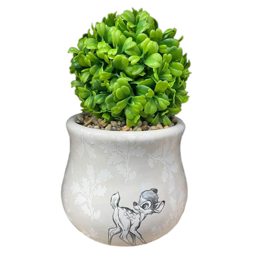 Forest Friends Bambi Ceramic Planter W/ Faux Plant  |  Gardening Gardening Gardening