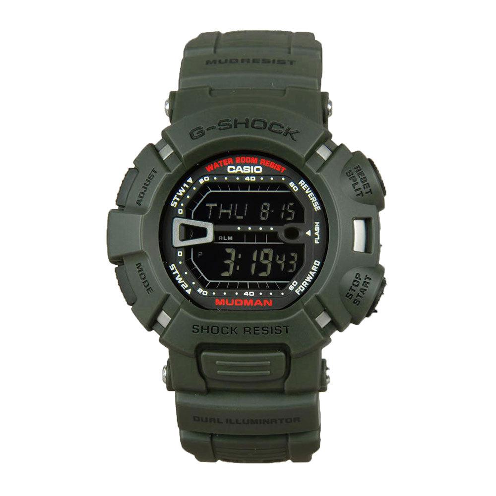 G-Shock Mudman G9000-3Vdr Green Band Watch  |  Watches & Jewellery Accessories Watches & Jewellery