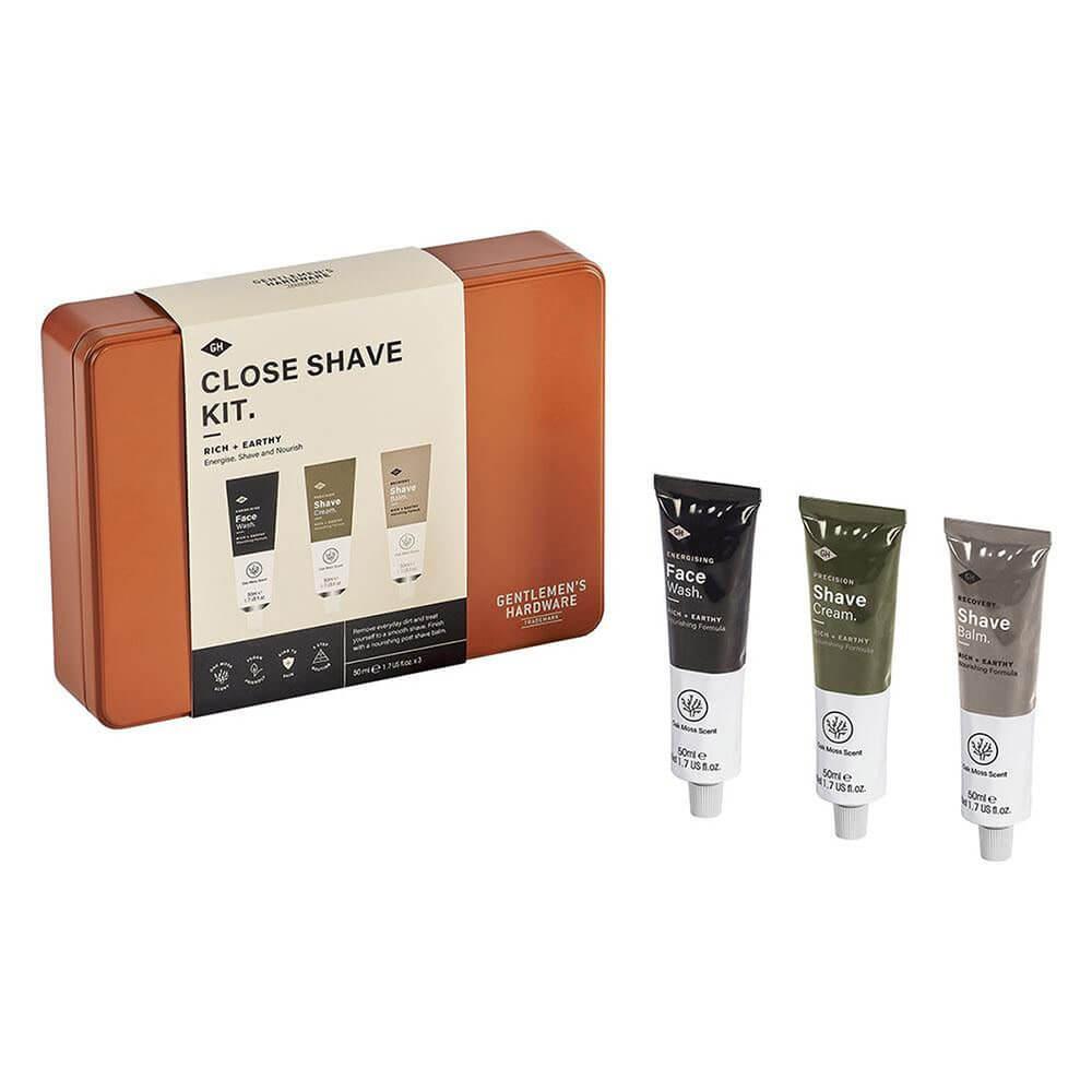 Gentlemen’s Hardware Close Shave Kit  |  Shaving & Grooming Grooming Shaving & Grooming