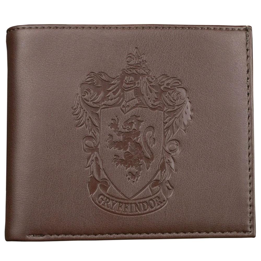 Gryffindor Logo Embossed Brown Wallet  |  Wallets & Money Clips Accessories Wallets & Money Clips