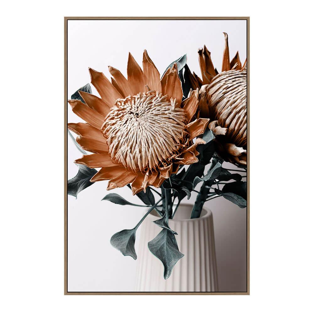 Heidi Protea Canvas With Floating Frame (90X60X5Cm)  |  Swimming & Beach Outdoor Swimming & Beach