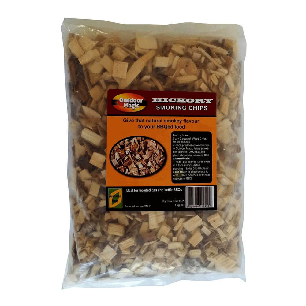 Hickory Smoking Chips (1Kg)  |  Barbeques Barbeques Barbeques