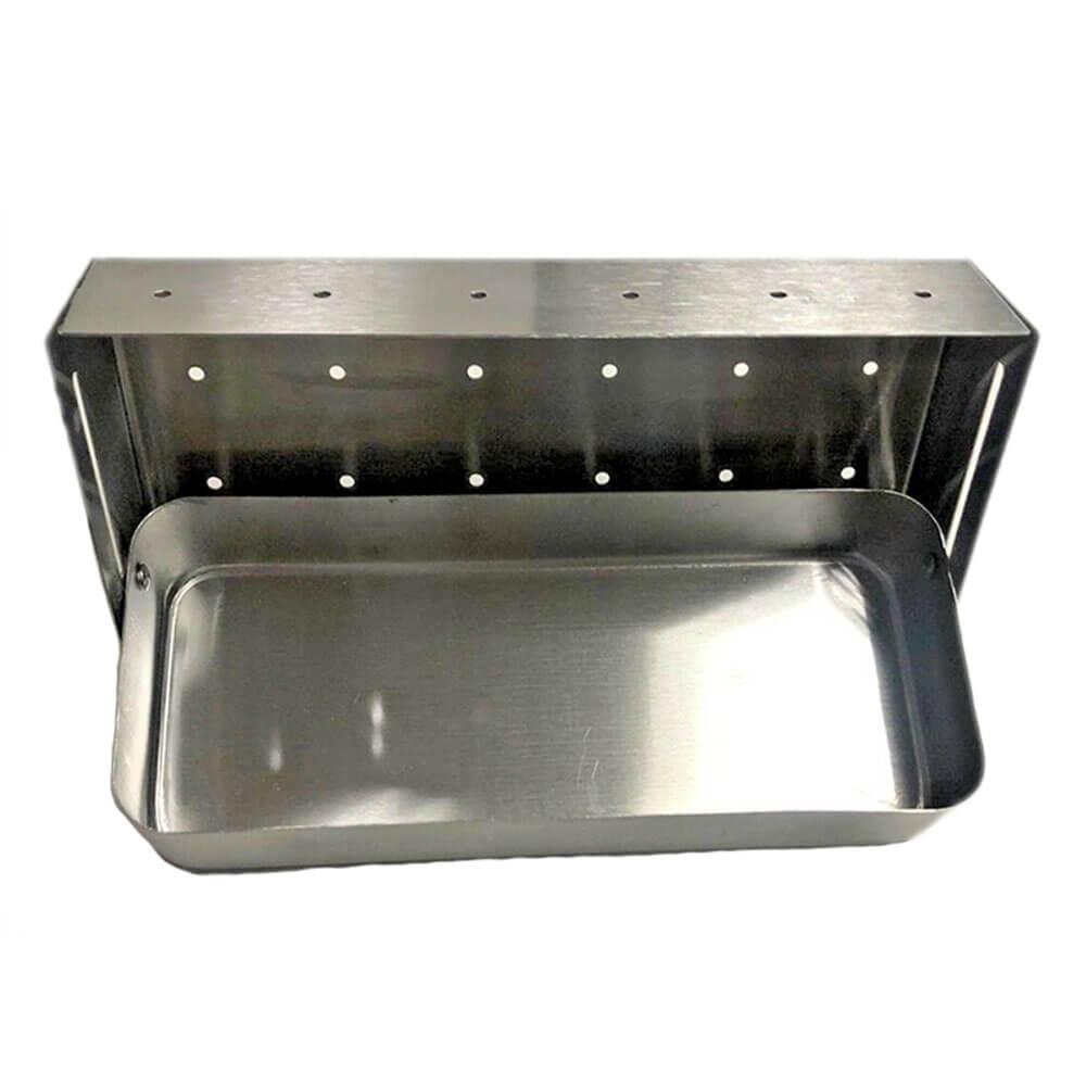 Hinged Stainless Steel Soaker Smoker Box  |  Barbeques Barbeques Barbeques