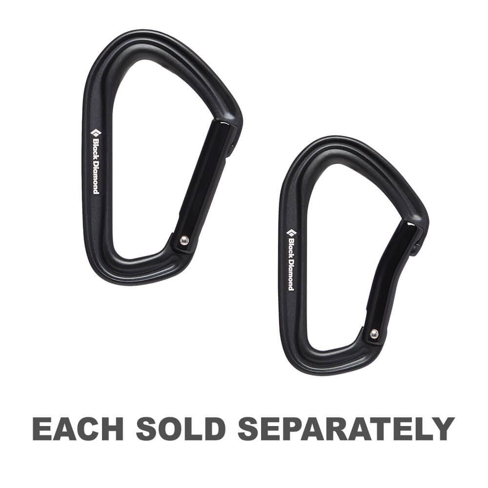 Hotforge Carabiner (Black)  |  Hiking & Walking Hiking & Walking Bent Gate