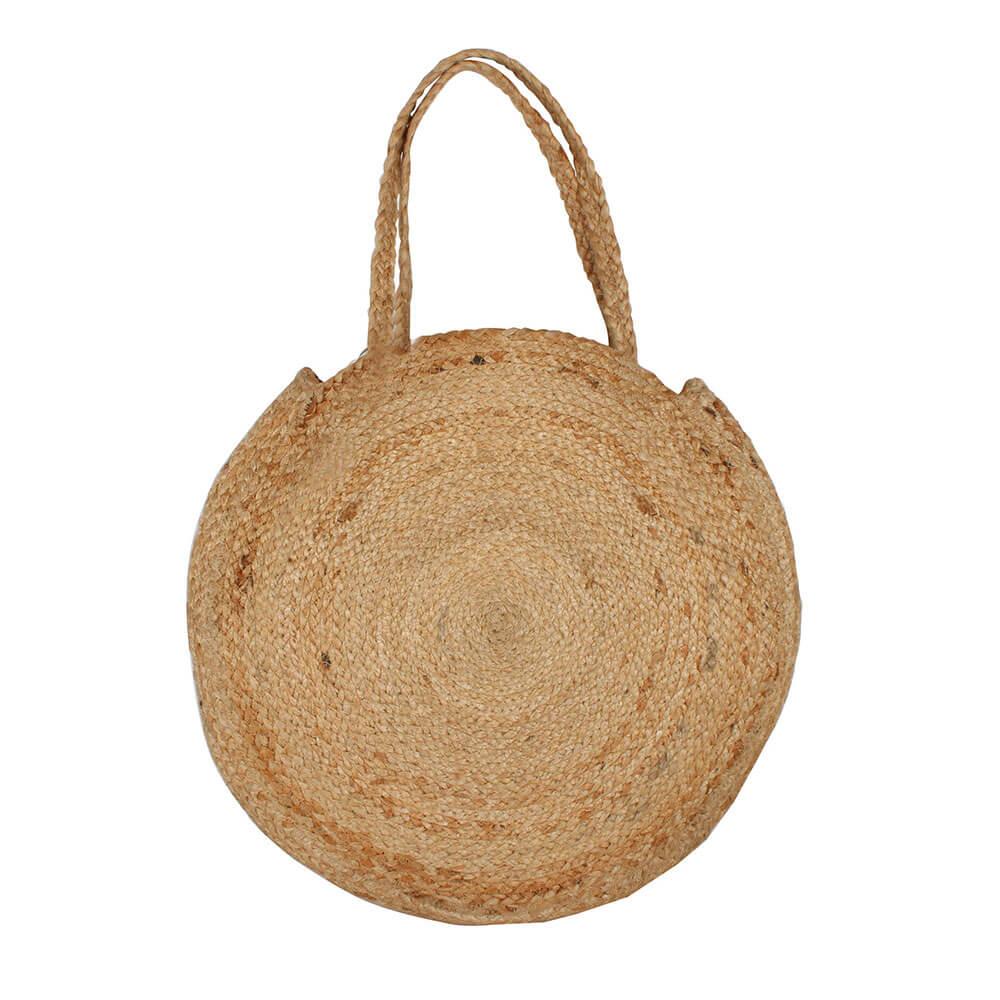 Infinity Round Jute Bag (45X45Cm)  |  Wallets & Money Clips Accessories Wallets & Money Clips