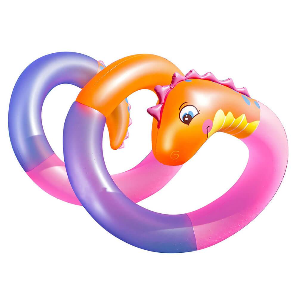 Inflatable Dragon Twister Orange Pink Blue 792Cm  |  Swimming & Beach Outdoor Swimming & Beach