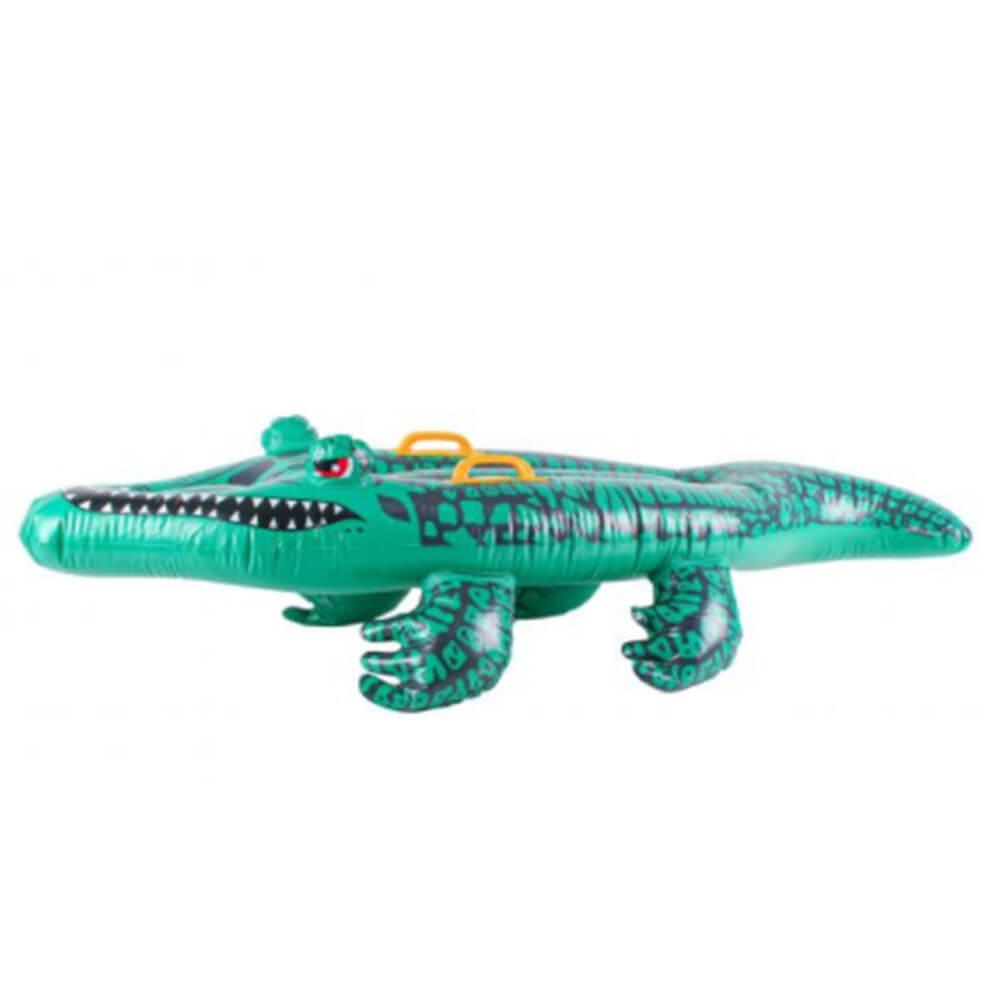 Inflatble Crocodile Swimming Floater With Handles (143X48Cm)  |  Swimming & Beach Outdoor Swimming & Beach