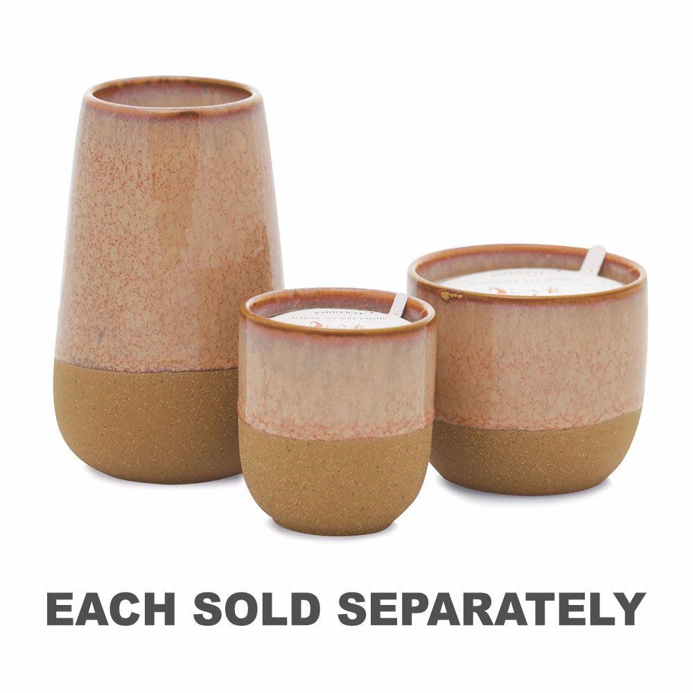 Kin Pink Opal Persimmon Candle In Ceramic (Pink)  |  Lighters & Ashtrays Indoor Lighters & Ashtrays