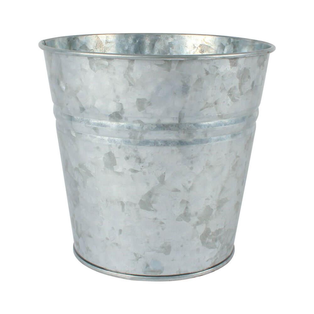 Loke Antiqued Silver Plant Pot (16X15Cm)  |  Gardening Gardening Gardening