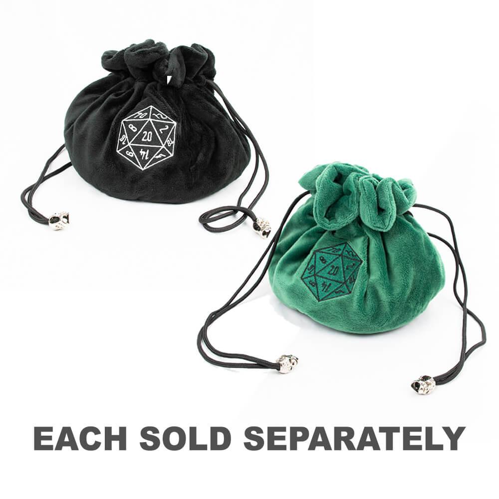 Lpg Multipocket Fluffy Dice Bag  |  Gaming & Gambling Gaming & Gambling Black