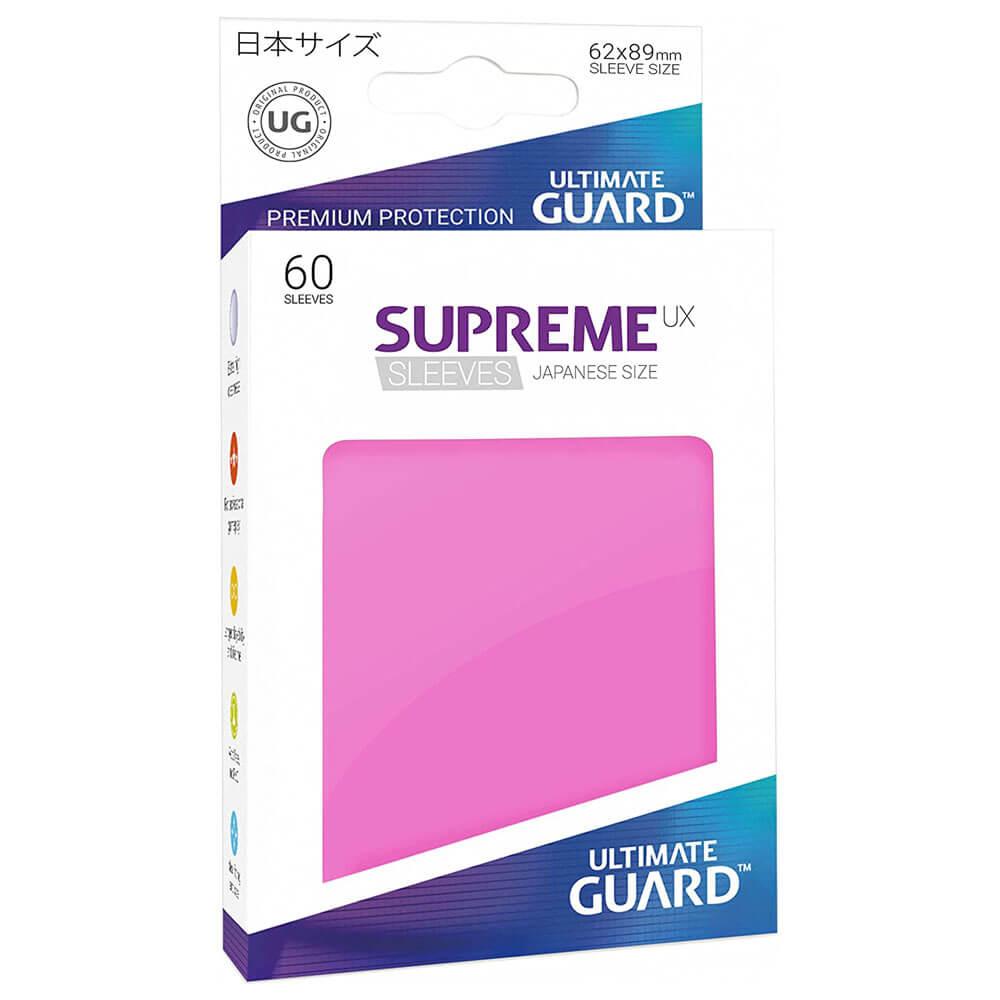 Matte Pink Supreme Ux Sleeves Japanese Size  |  Gaming & Gambling Gaming & Gambling Gaming & Gambling