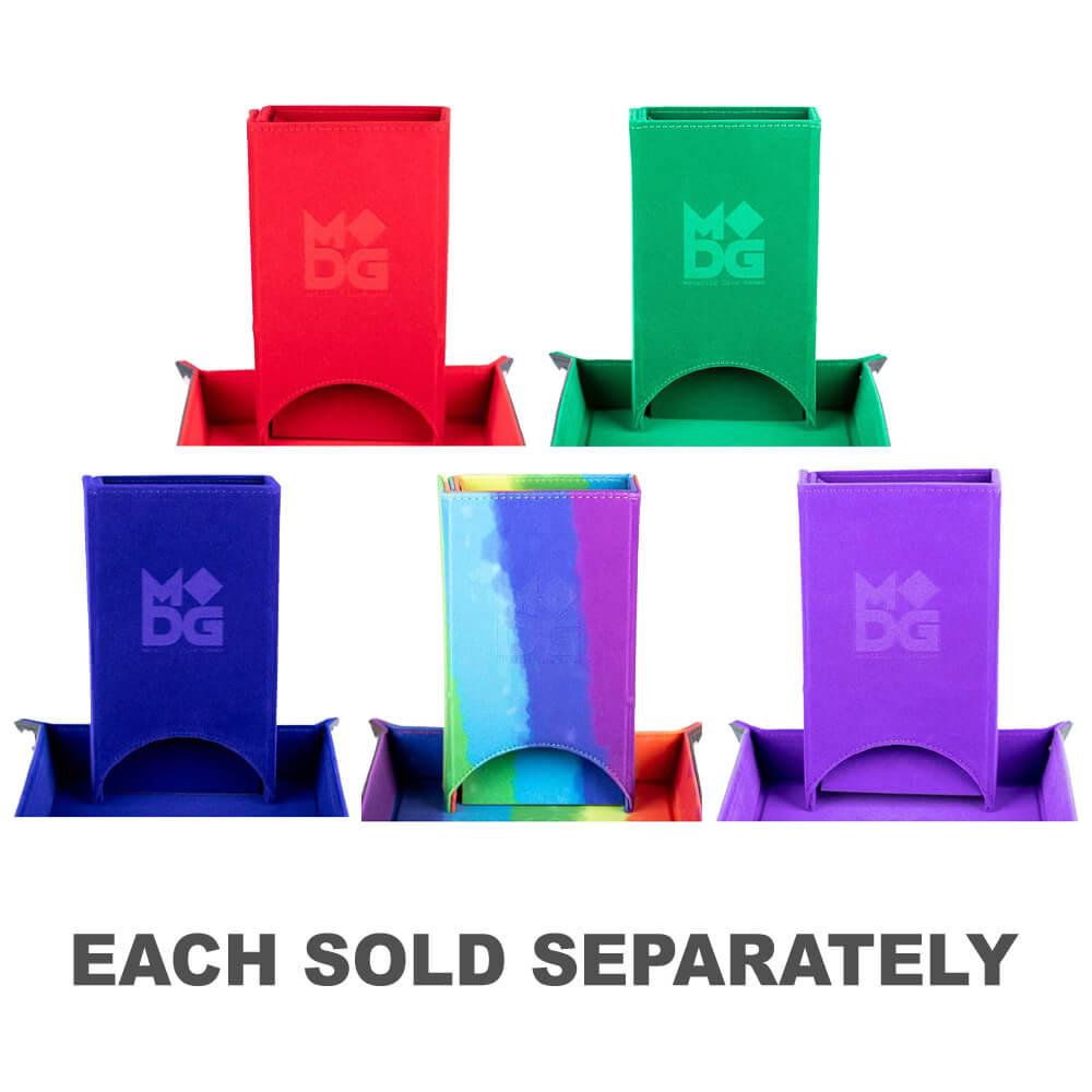 Mdg Fold Up Velvet Dice Tower  |  Gaming & Gambling Gaming & Gambling Blue