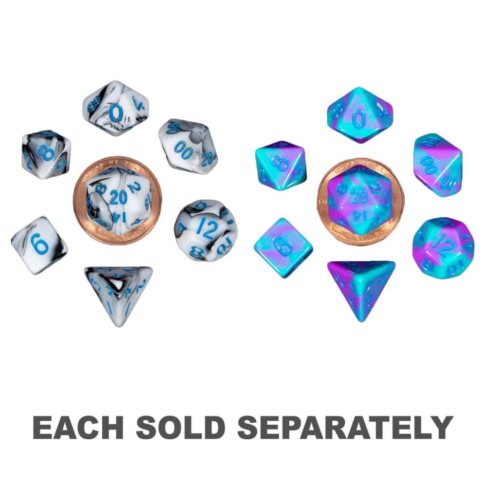 Mdg Mini Polyhedral Dice Set (W/ Blue No.)  |  Gaming & Gambling Gaming & Gambling Gaming & Gambling