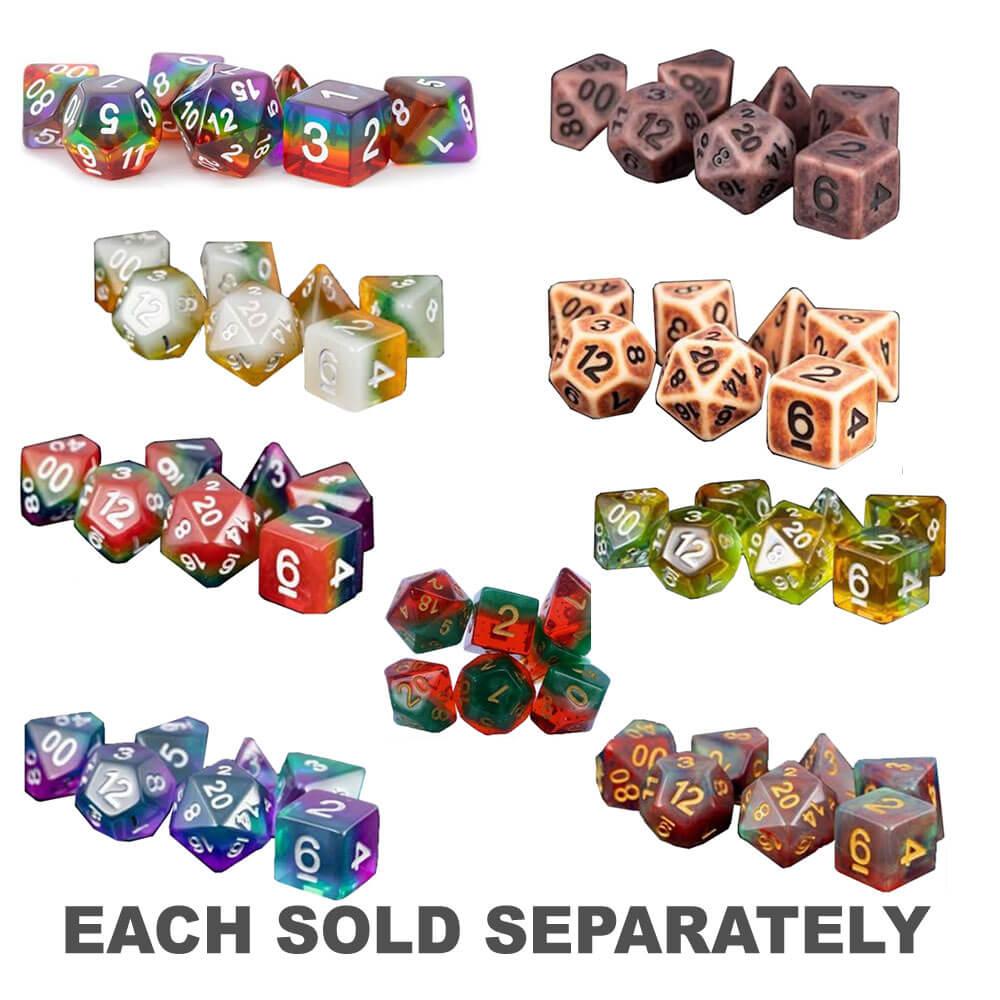 Mdg Polyhedral Resin Dice Set  |  Gaming & Gambling Gaming & Gambling Gaming & Gambling