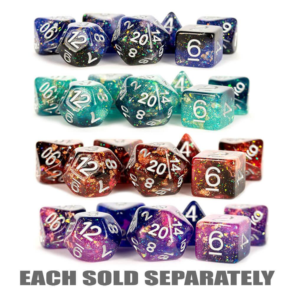 Mdg Resin Eternal Polyhedral Dice Set 16Mm  |  Gaming & Gambling Gaming & Gambling Blue/Black