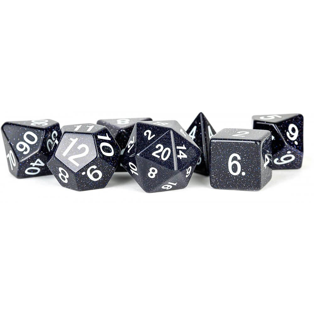 Mdg Sandstone 16Mm Polyhedral Dice Set (Blue)  |  Gaming & Gambling Gaming & Gambling Gaming & Gambling