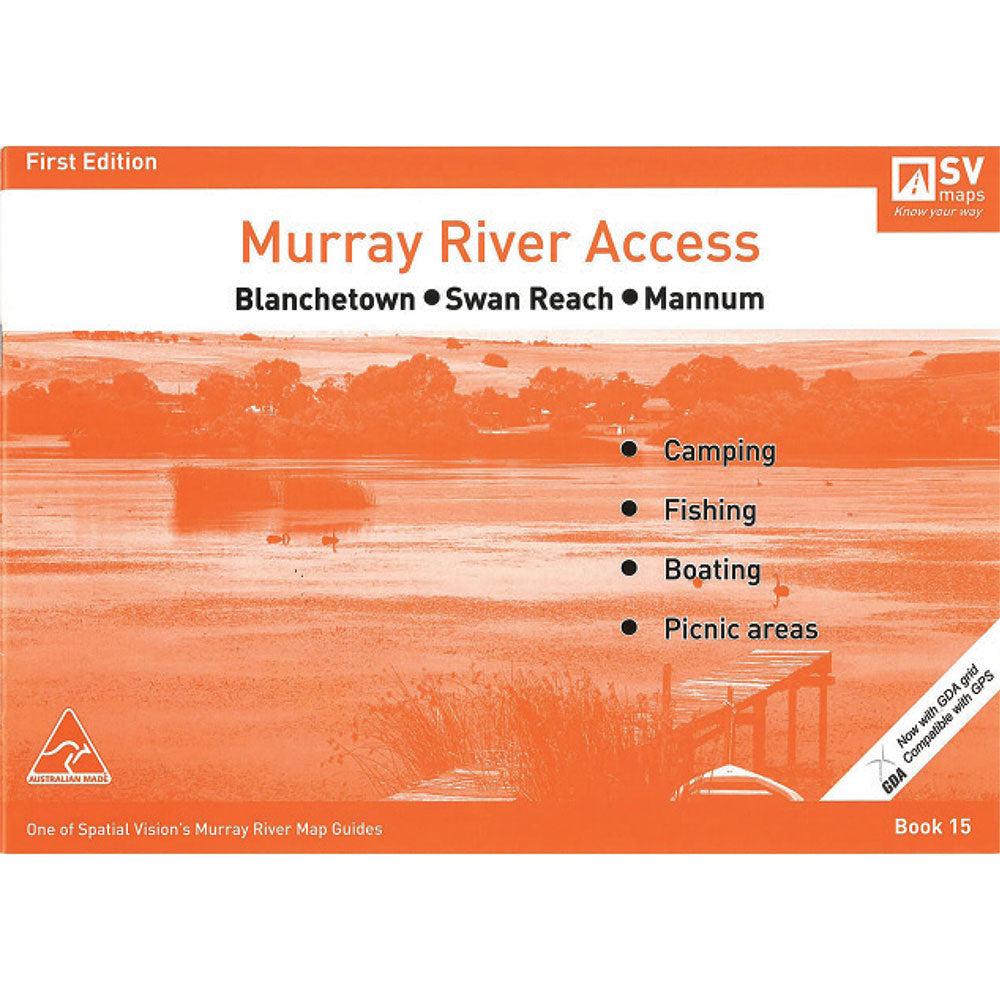 Murray River Access #15 Blanchetown To Mannum Map  |  Boating & Fishing Boating & Fishing Boating & Fishing