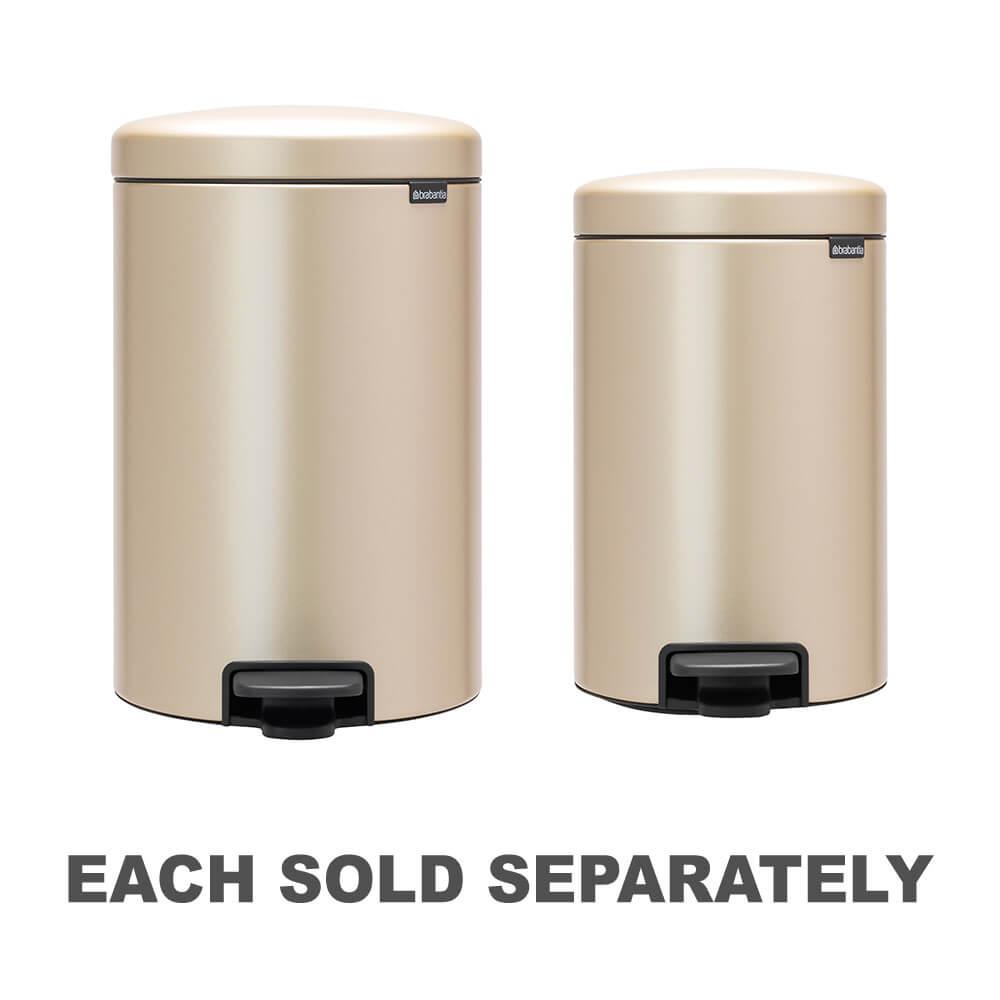 Pedal Bin Newicon (M/Gold)  |  Bedroom & Manchester Bedroom & Manchester Bedroom & Manchester