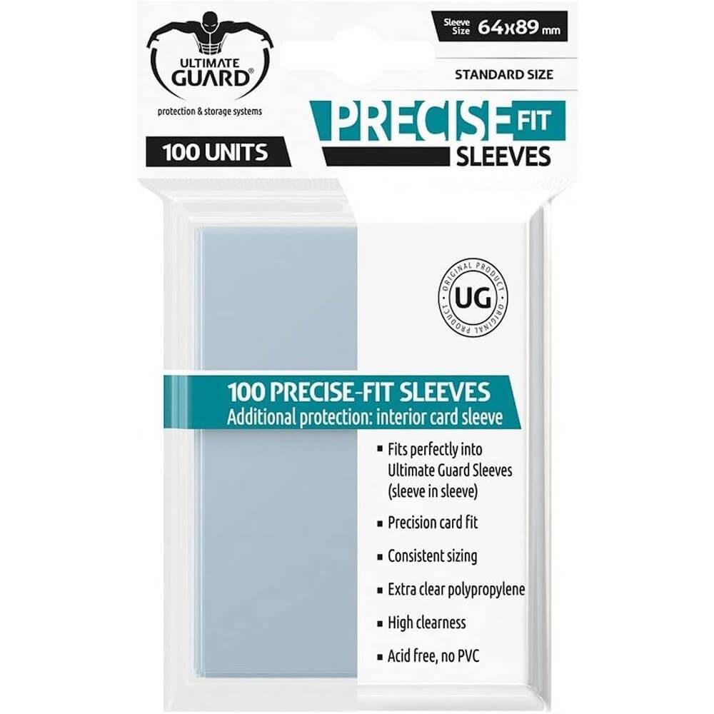 Precise-Fit Card Sleeves Std Clear 100Pcs  |  Gaming & Gambling Gaming & Gambling Gaming & Gambling