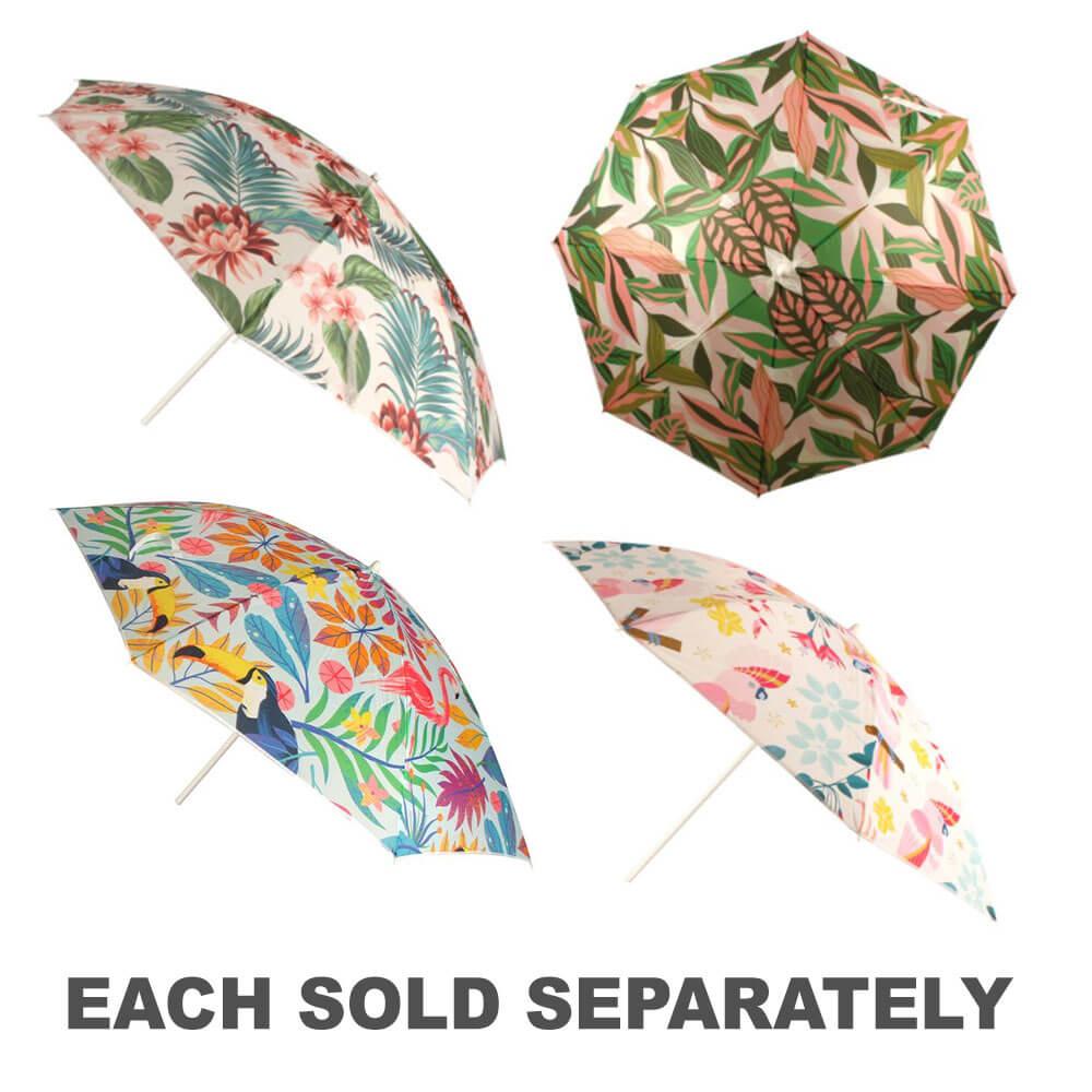 Printed Beach Umbrella 180Cm  |  Swimming & Beach Outdoor Swimming & Beach