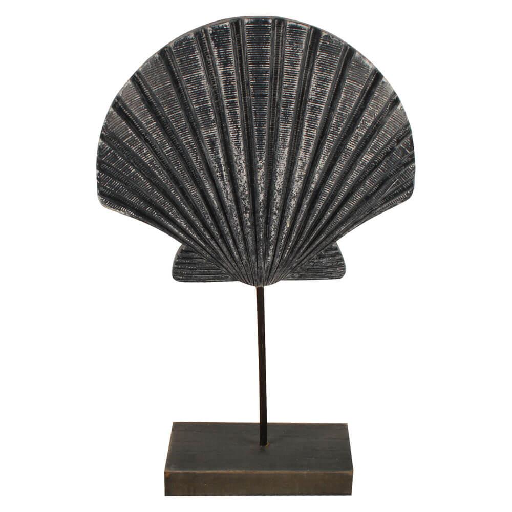 Seashell Wooden Ornament On Stand (25X16X5Cm)  |  Gardening Gardening Gardening